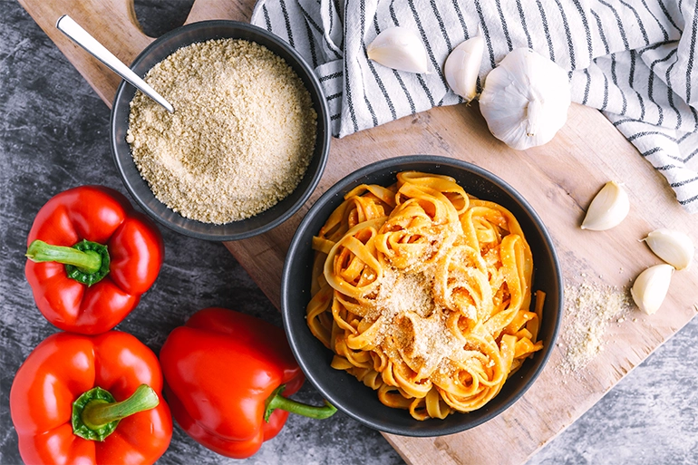 Vegane Paprika-Pasta – Feierabendpasta