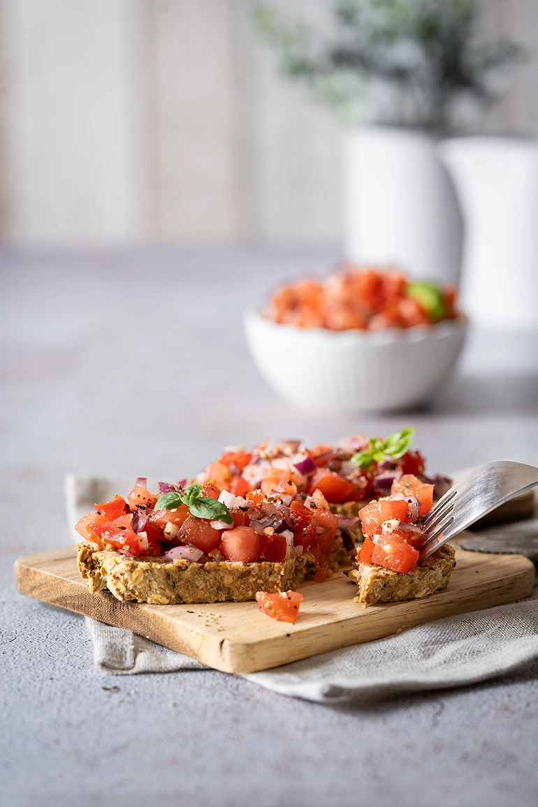 Einfache Bruschetta – gesund  und lecker