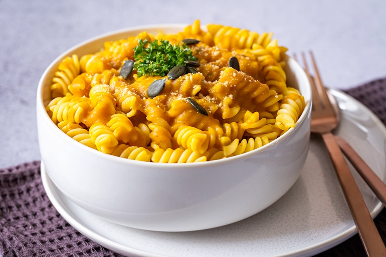 Hokkaido Pasta – vegan, einfach und lecker